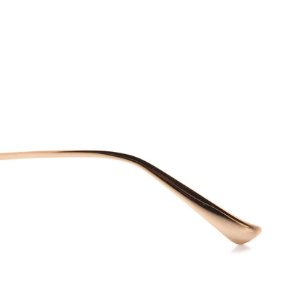 Gucci Metal Oversized Round Frame GG0225S Sunglasses Gold 6 of 9