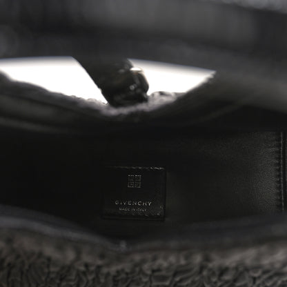 Givenchy Ruched Satin Mini G-Lock Hobo Black 5 of 8