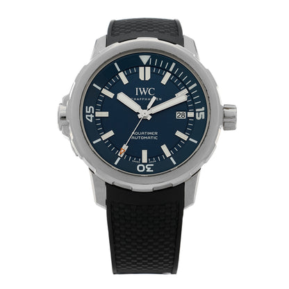 IWC Stainless Steel Rubber 42mm Aquatimer Automatic Watch Blue IW329005 1 of 5