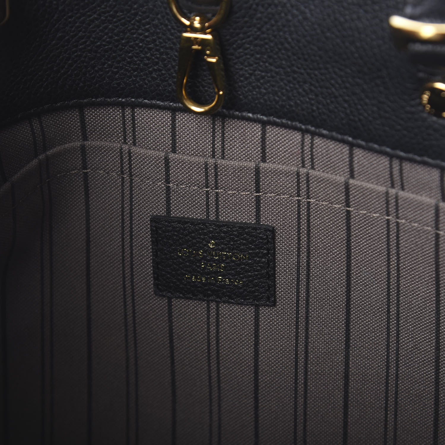 Louis Vuitton Empreinte Montaigne GM Black 6 of 9