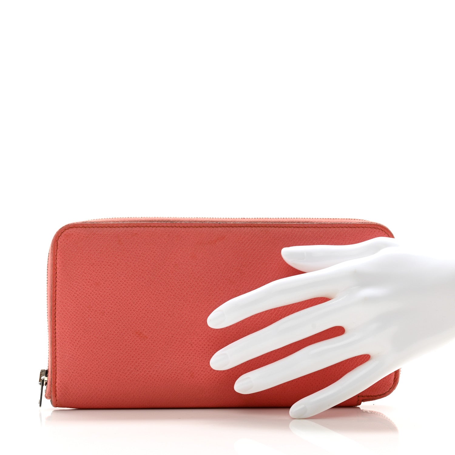 Hermes Epsom Silk'In Wallet Flamingo 2 of 8