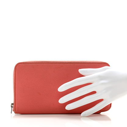 Hermes Epsom Silk'In Wallet Flamingo 2 of 8