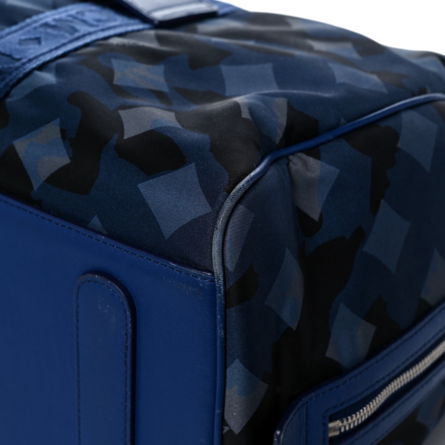 MCM Nylon Camo Dieter Munich Weekender Bag Blue 13 of 28