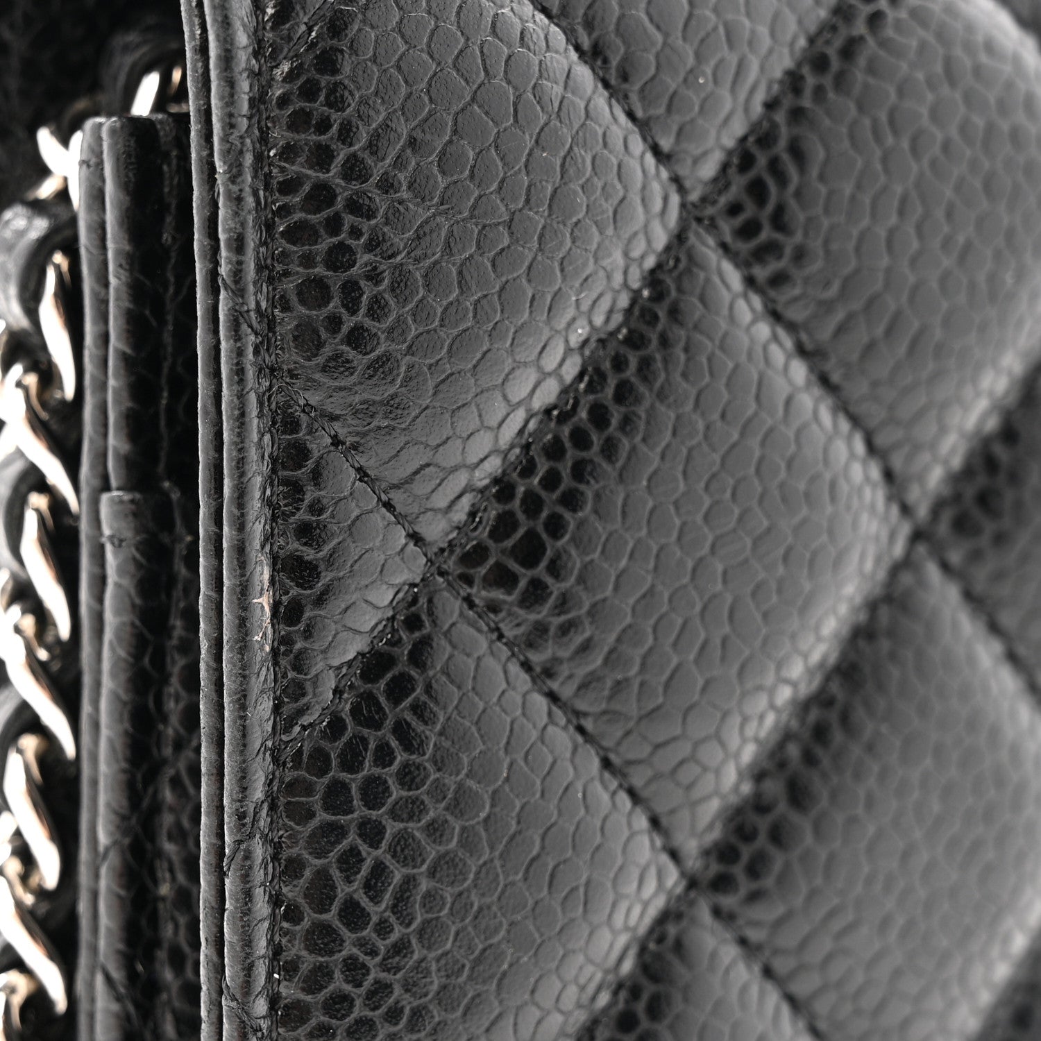 Chanel Caviar Quilted Wallet on Chain WOC Black 14 of 15