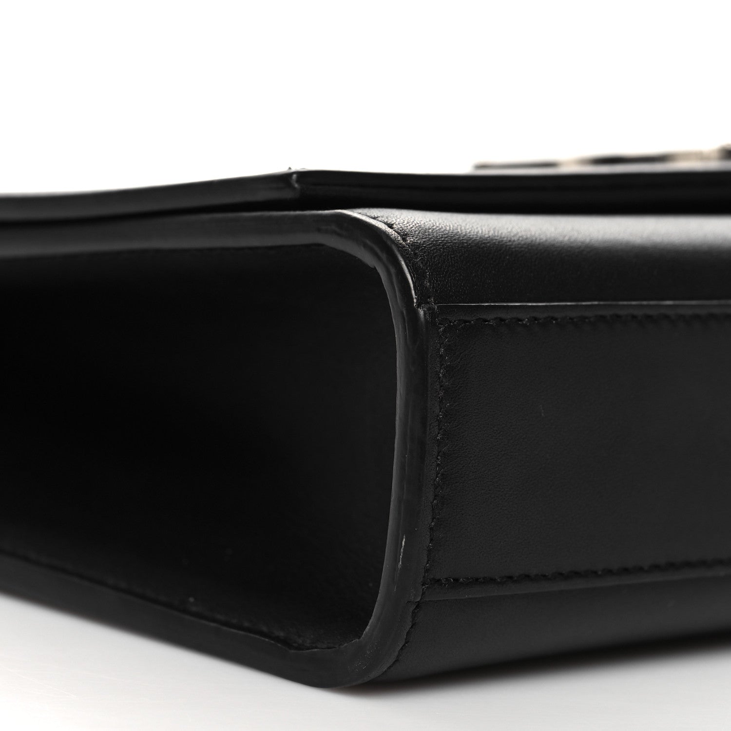 Saint Laurent Smooth Calfskin Medium Classic Monogram Kate Tassel Satchel Black 8 of 12