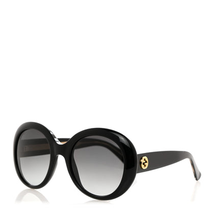 Gucci Acetate Round GG Sunglasses GG3815S Black 1 of 8