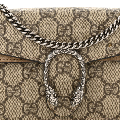 Gucci GG Supreme Monogram Super Mini Dionysus Shoulder Bag Taupe 7 of 10