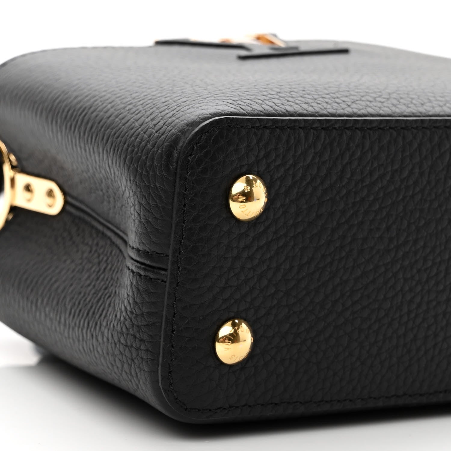 Louis Vuitton Taurillon Mini Capucines Black 8 of 9
