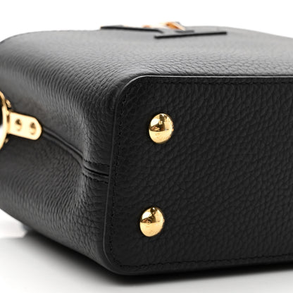 Louis Vuitton Taurillon Mini Capucines Black 8 of 9