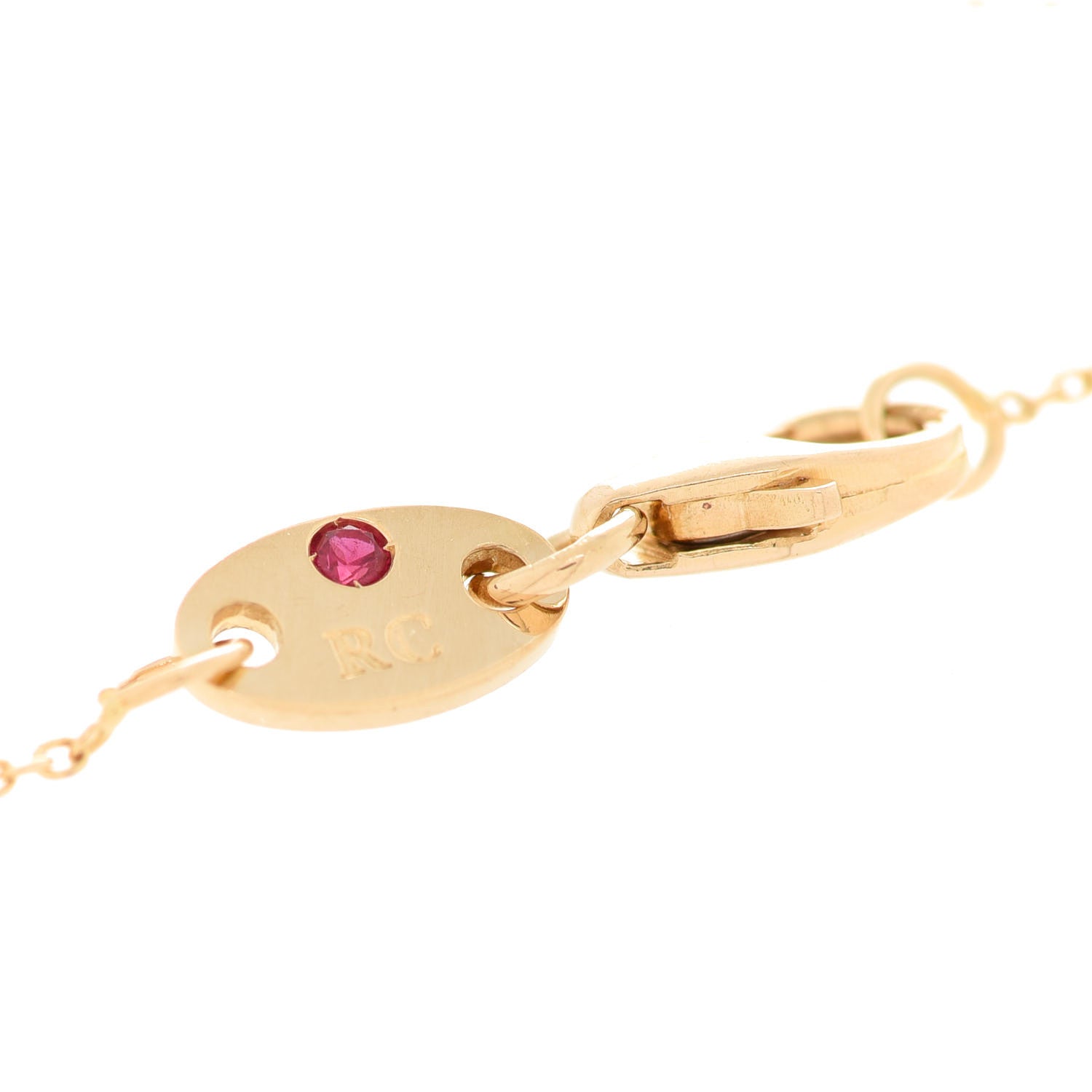 Roberto Coin 18K Yellow Gold Diamond By the Inch Five Station Bracelet 4 of 6
