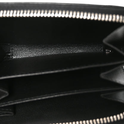 Saint Laurent Lambskin Y Quilted Monogram LouLou Zip Coin Purse Black 5 of 8