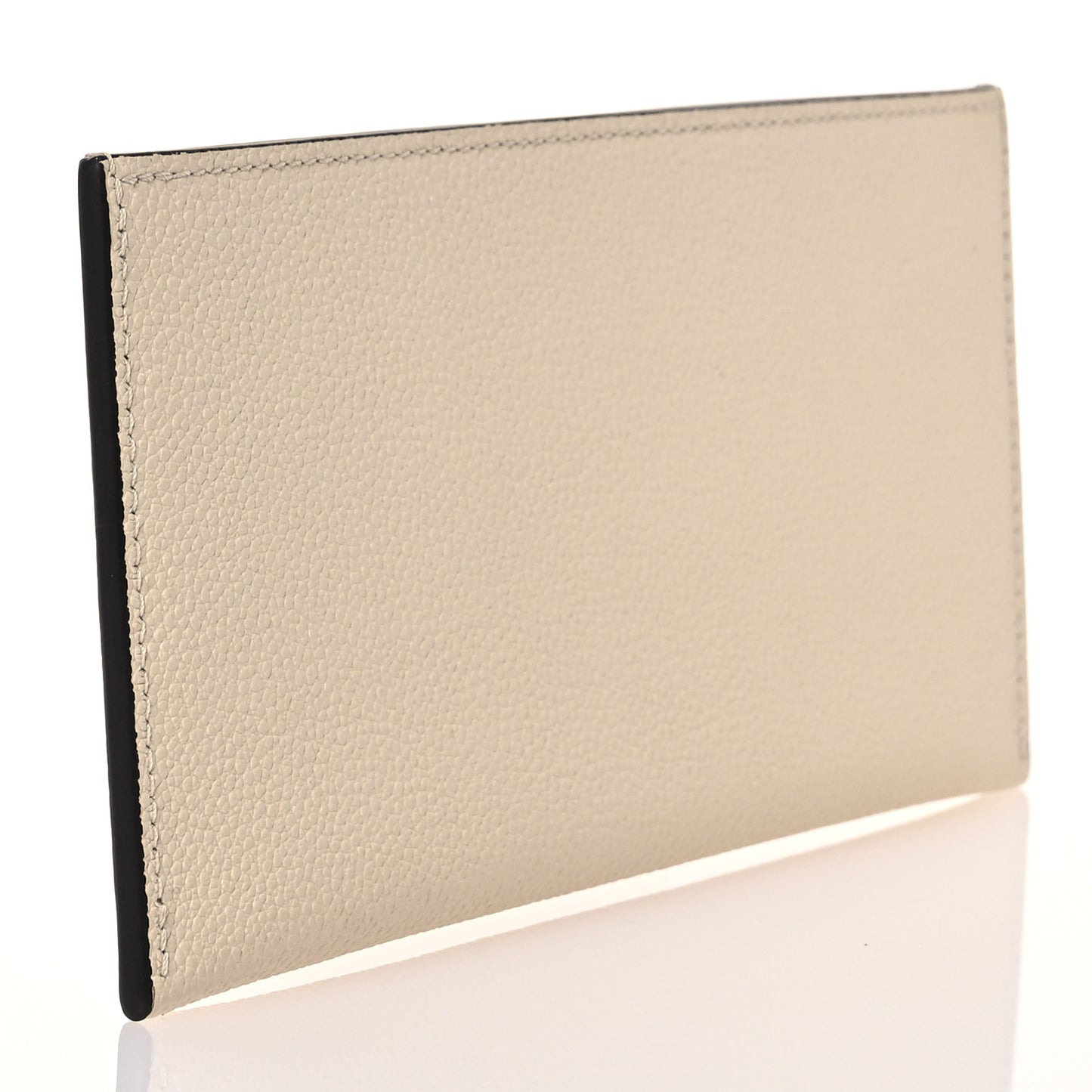 Calfskin Felicie Chain Wallet Card Holder Insert Tourterelle