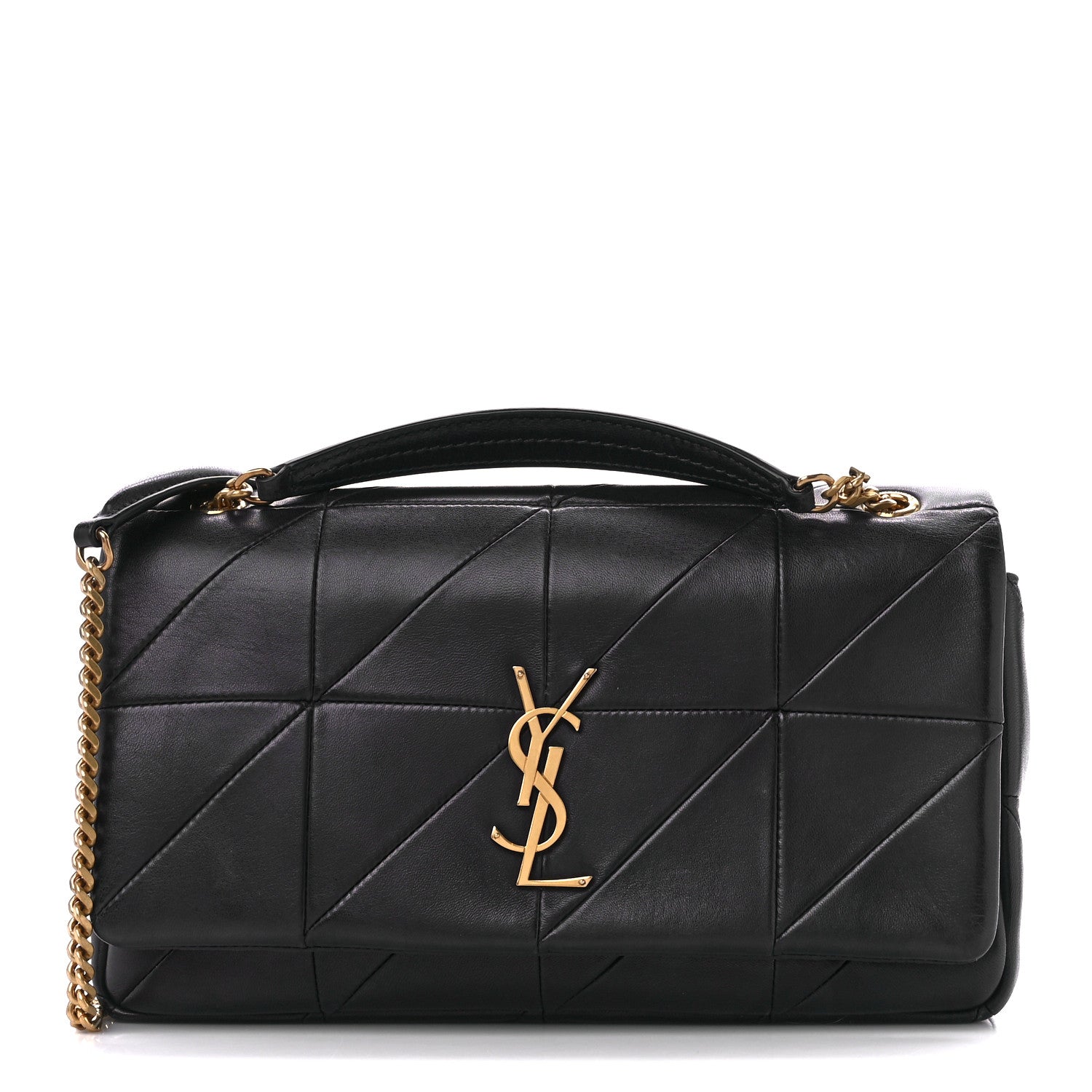 Saint Laurent Lambskin Patchwork Monogram Medium Jamie Dark Notte 1 of 11