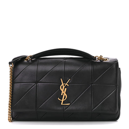 Saint Laurent Lambskin Patchwork Monogram Medium Jamie Dark Notte 1 of 11