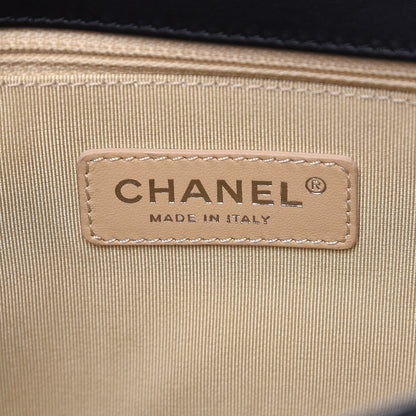 Chanel Patent Quilted Medium Coco Boy Flap Black 7 of 9