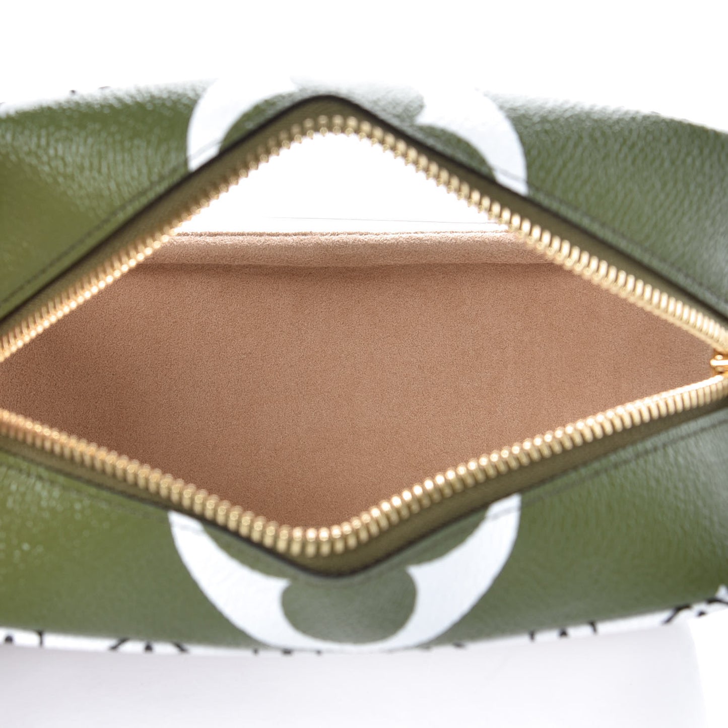 Monogram Giant Beach Pouch Kaki