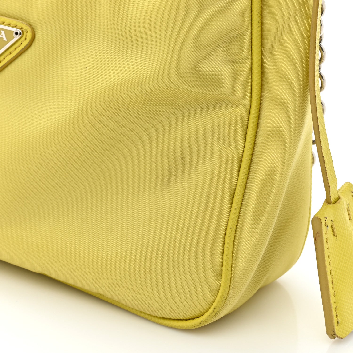 Prada Nylon Saffiano Re-Edition 2005 Shoulder Bag Ananas 17 of 19