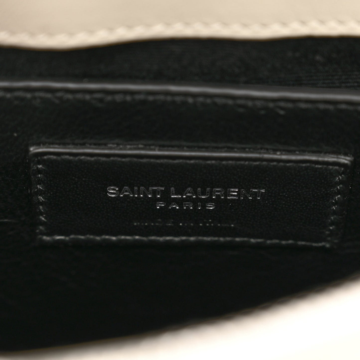 Calfskin Y Quilted Monogram Small Loulou Chain Satchel Crema Soft