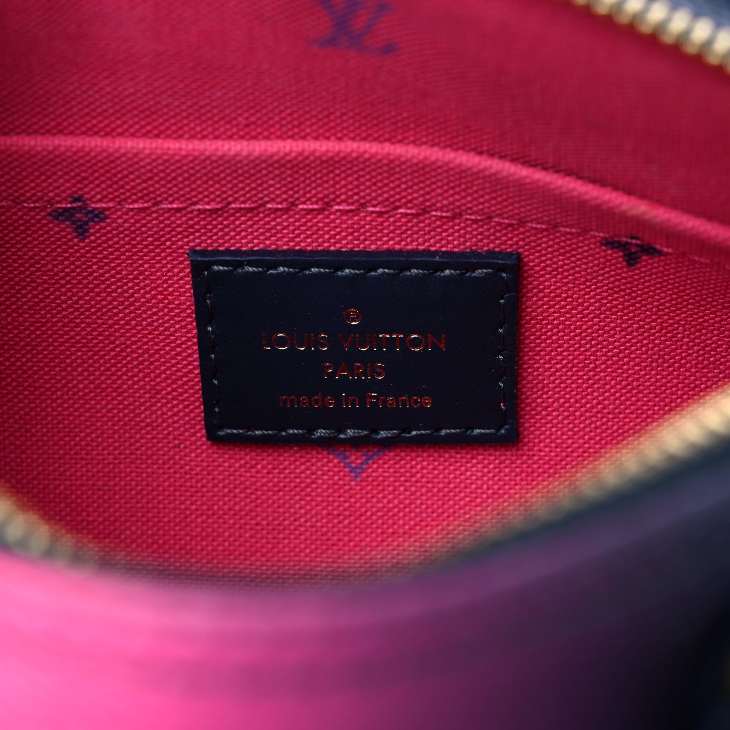 Monogram Giant Spring In The City Papillon BB Midnight Fuchsia