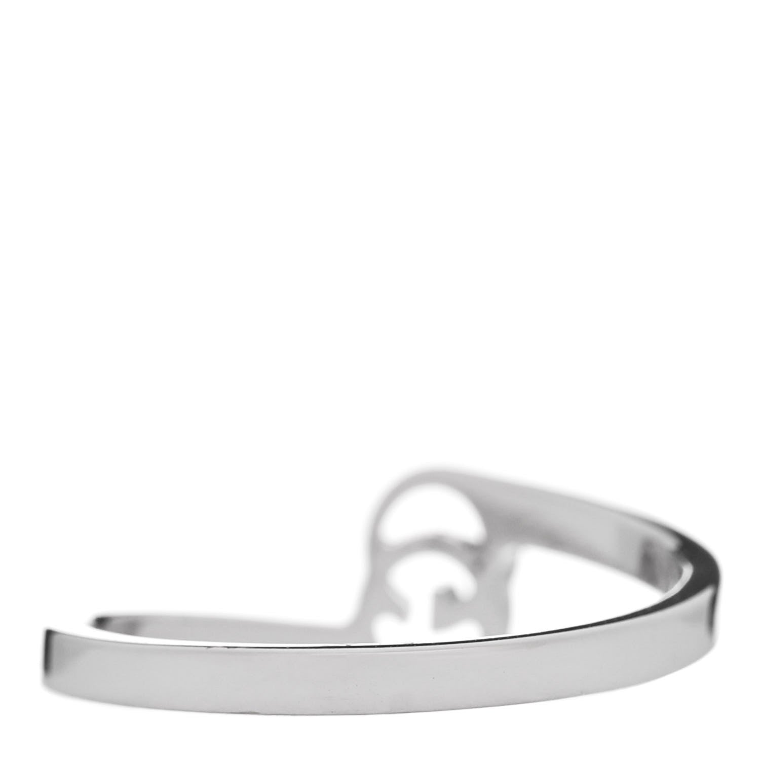 Gucci 18K White Gold Running G Ring 53 6.25 3 of 4