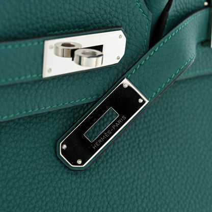 Hermes Togo Birkin 35 Malachite 11 of 14