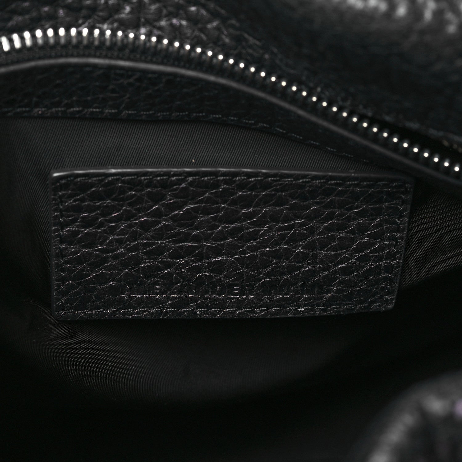 Alexander Wang Pebbled Lambskin Inside Out Rocco Black Nickel Hardware 6 of 10