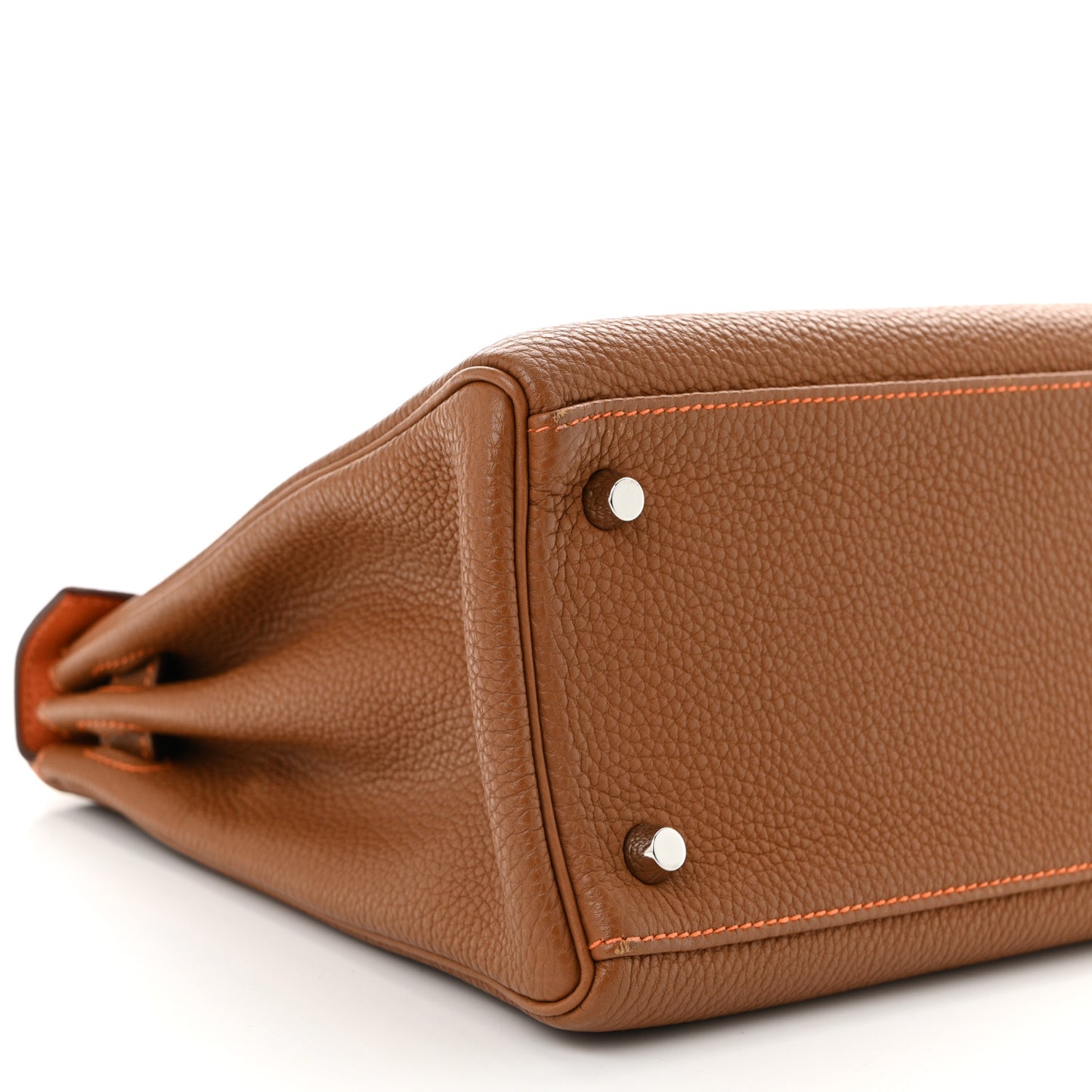 Togo Kelly Retourne 28 Gold Orange