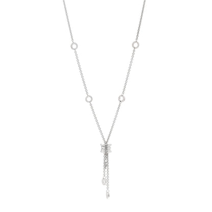 Bulgari 18K White Gold B.Zero1 Drop Necklace 1 of 4