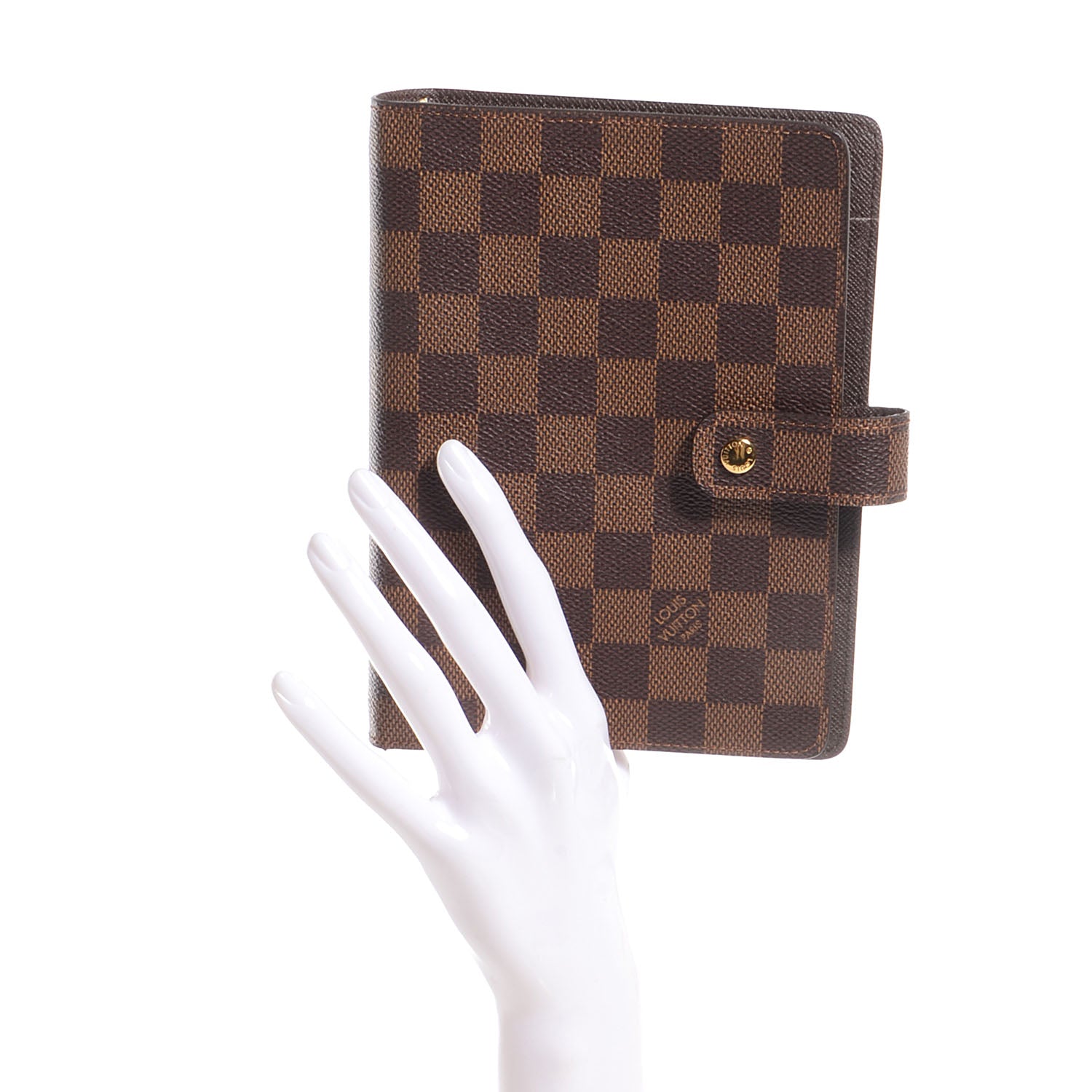 Louis Vuitton Damier Ebene Medium Ring Agenda Cover 2 of 7