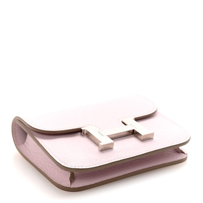 Hermes Evercolor Constance Slim Wallet Mauve Pale 5 of 8