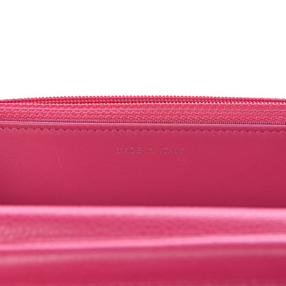 Chanel Caviar Quilted Wallet on Chain WOC Pink 7 of 13