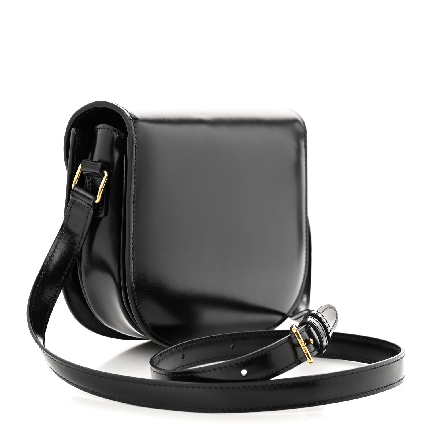Celine Shiny Calfskin Teen Besace Black 3 of 9