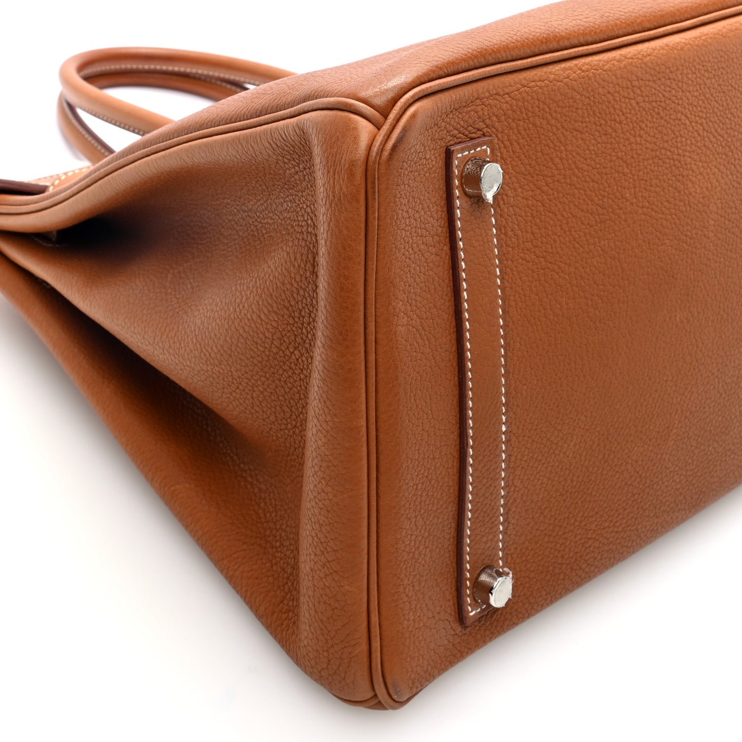 Natural Barenia Faubourg Birkin 35 Fauve