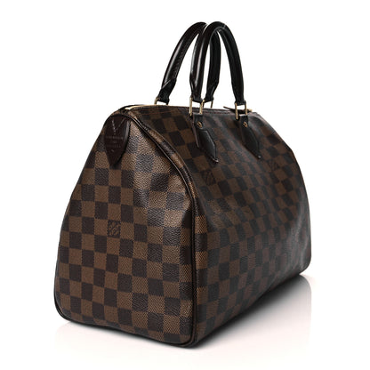 Louis Vuitton Damier Ebene Speedy 30 3 of 10