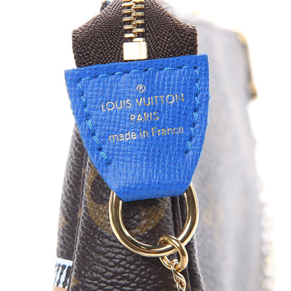 Louis Vuitton Monogram 2019 Christmas Animation Mini Venice Pochette Accessories Blue 7 of 8