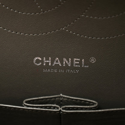 Chanel Lambskin Quilted Jumbo Double Flap Dark Grey 6 of 10