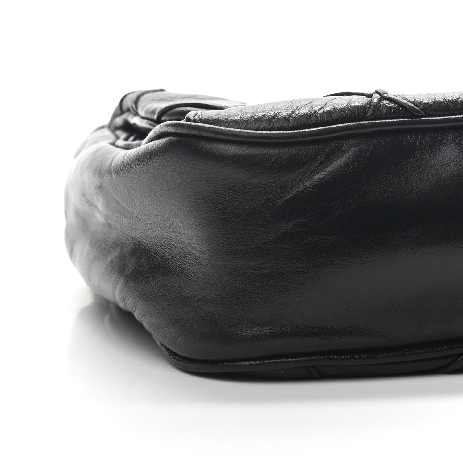 Chanel Lambskin Diamond Stitched CC Flap Shoulder Bag Black 21 of 26