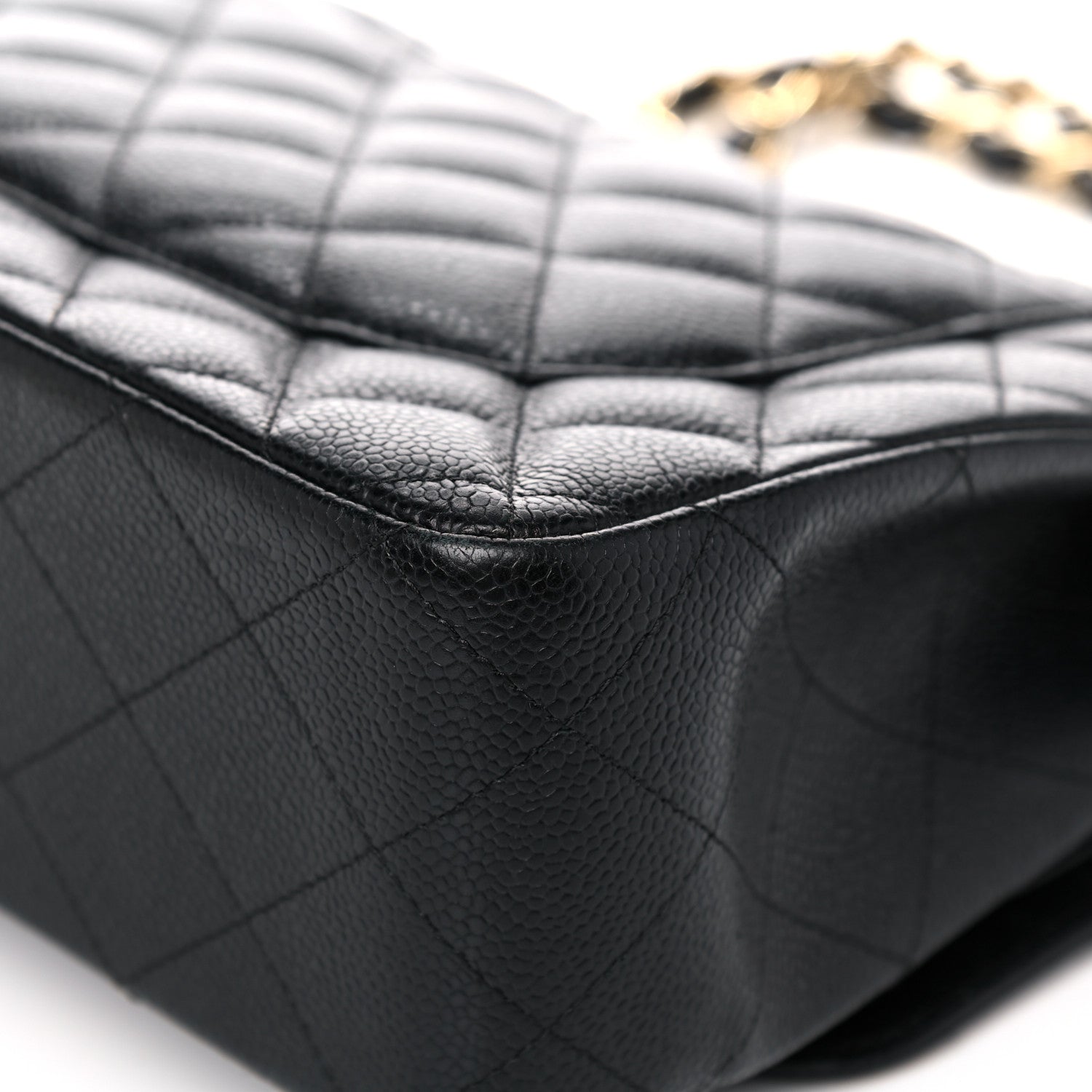 Chanel Caviar Quilted Jumbo Double Flap Black 11 of 16