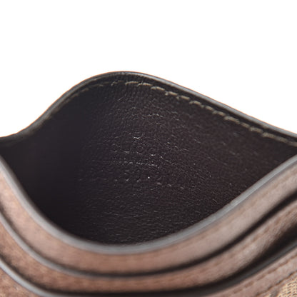 Gucci GG Supreme Monogram Ophidia Card Holder Brown 6 of 6