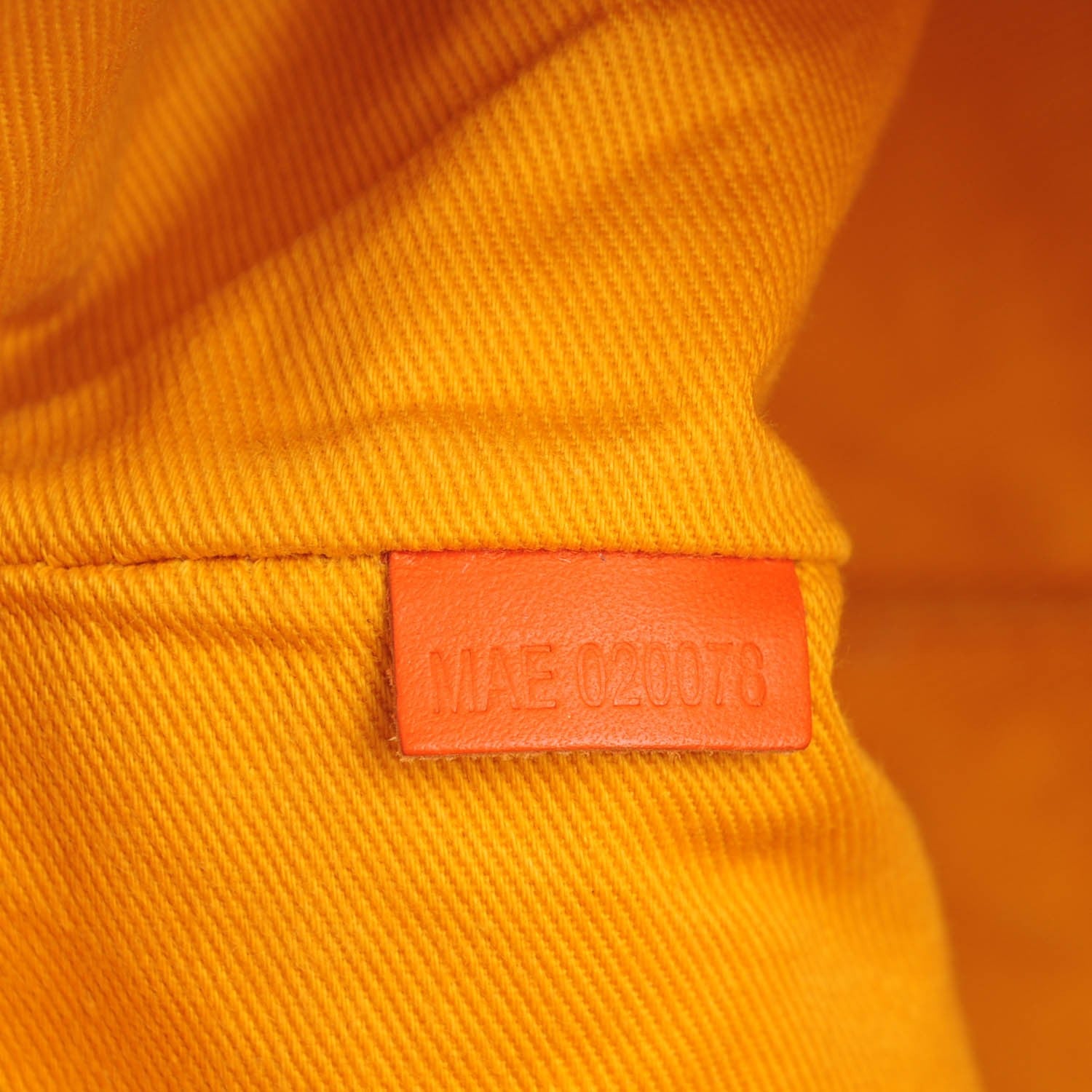 Goyard Goyardine Senat Pochette MM Orange 7 of 7