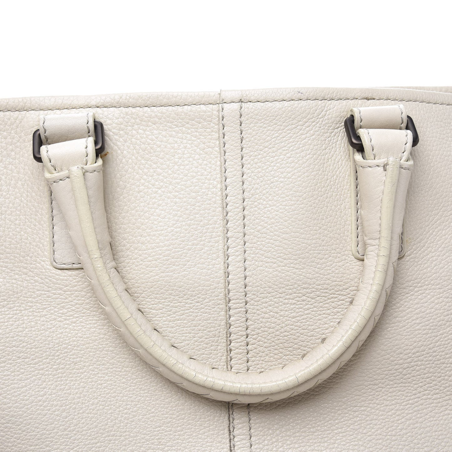 Cervo Deerskin Shopping Tote Marmo