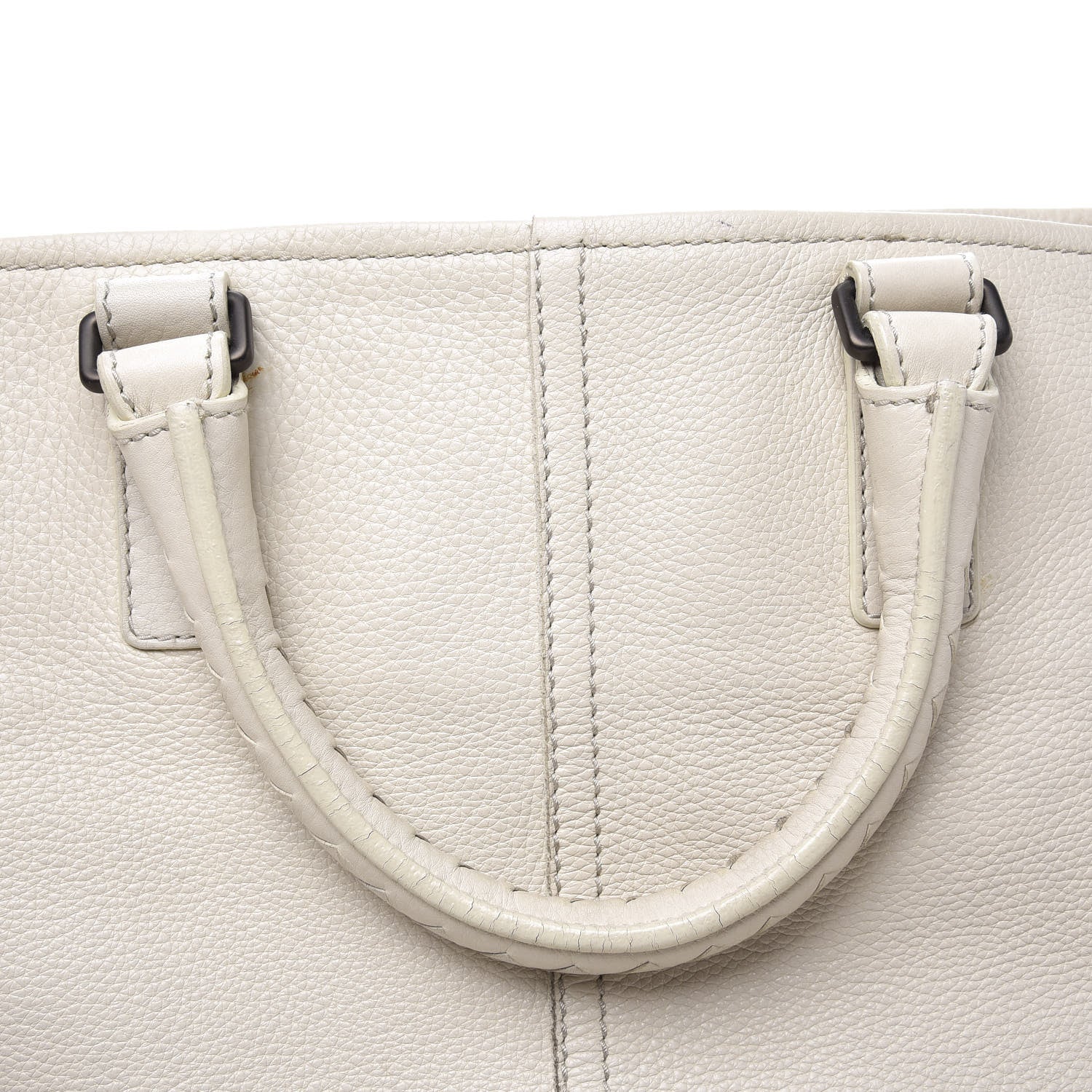 Bottega Veneta Cervo Deerskin Shopping Tote Marmo 10 of 10