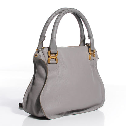 Chloe Calfskin Medium Marcie Satchel Cashmere Grey 3 of 9