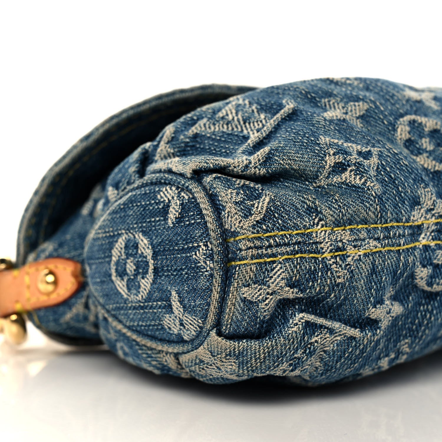 Louis Vuitton Monogram Denim Mini Pleaty Blue 8 of 10