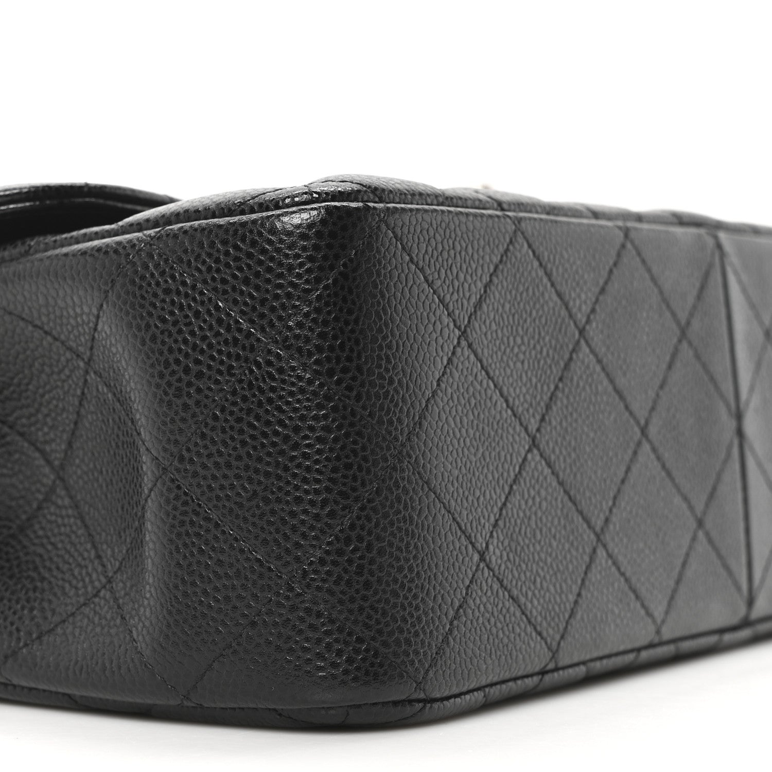 Chanel Caviar Quilted Jumbo Double Flap Black 9 of 11