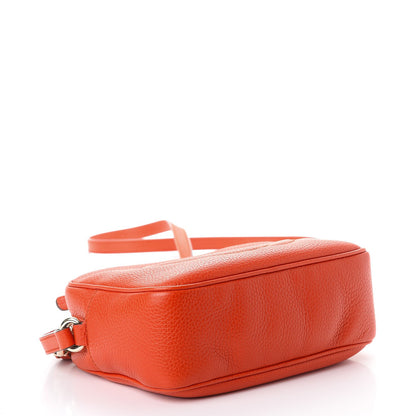 Gucci Pebbled Calfskin Small Soho Disco Bag Sun Orange 4 of 7