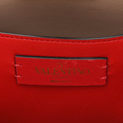 Valentino Garavani Calfskin Rockstud Mini Chain Shoulder Bag Poudre 5 of 10