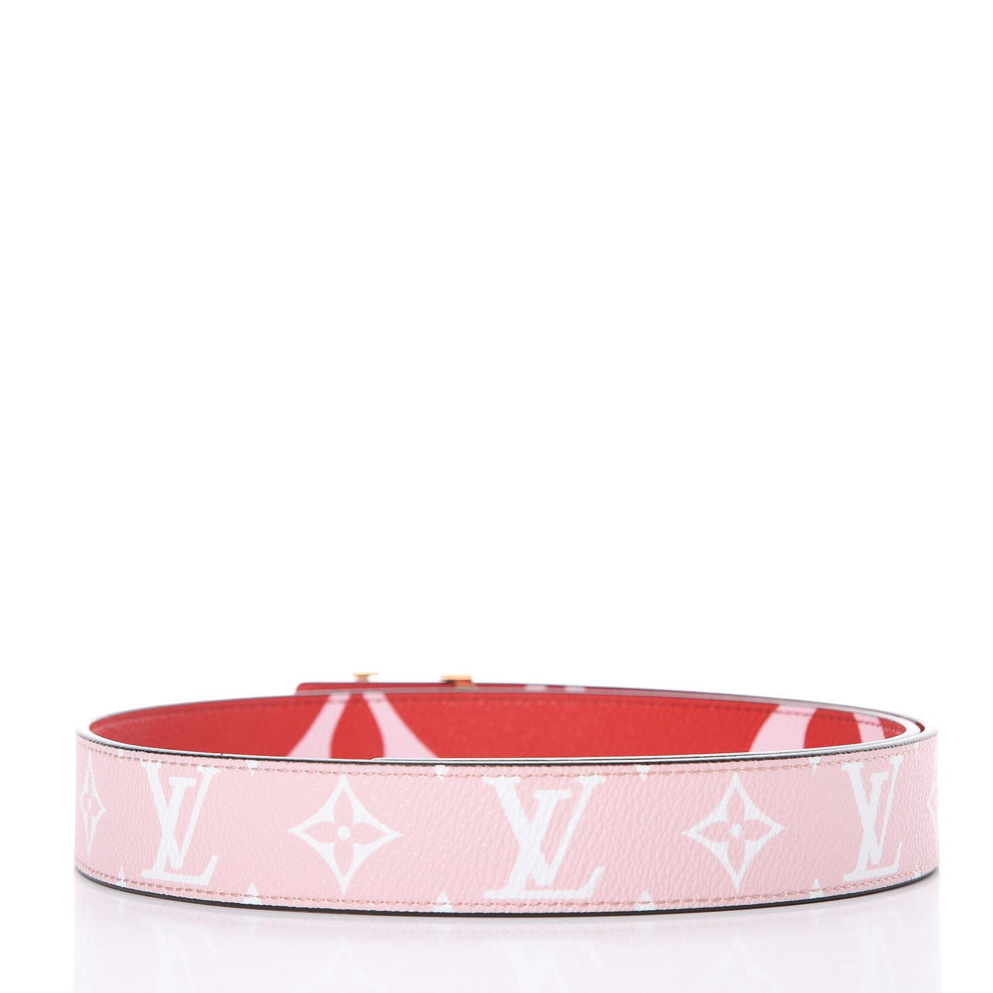 Giant Monogram 30mm LV Iconic Reversible Belt 85 34 Rouge