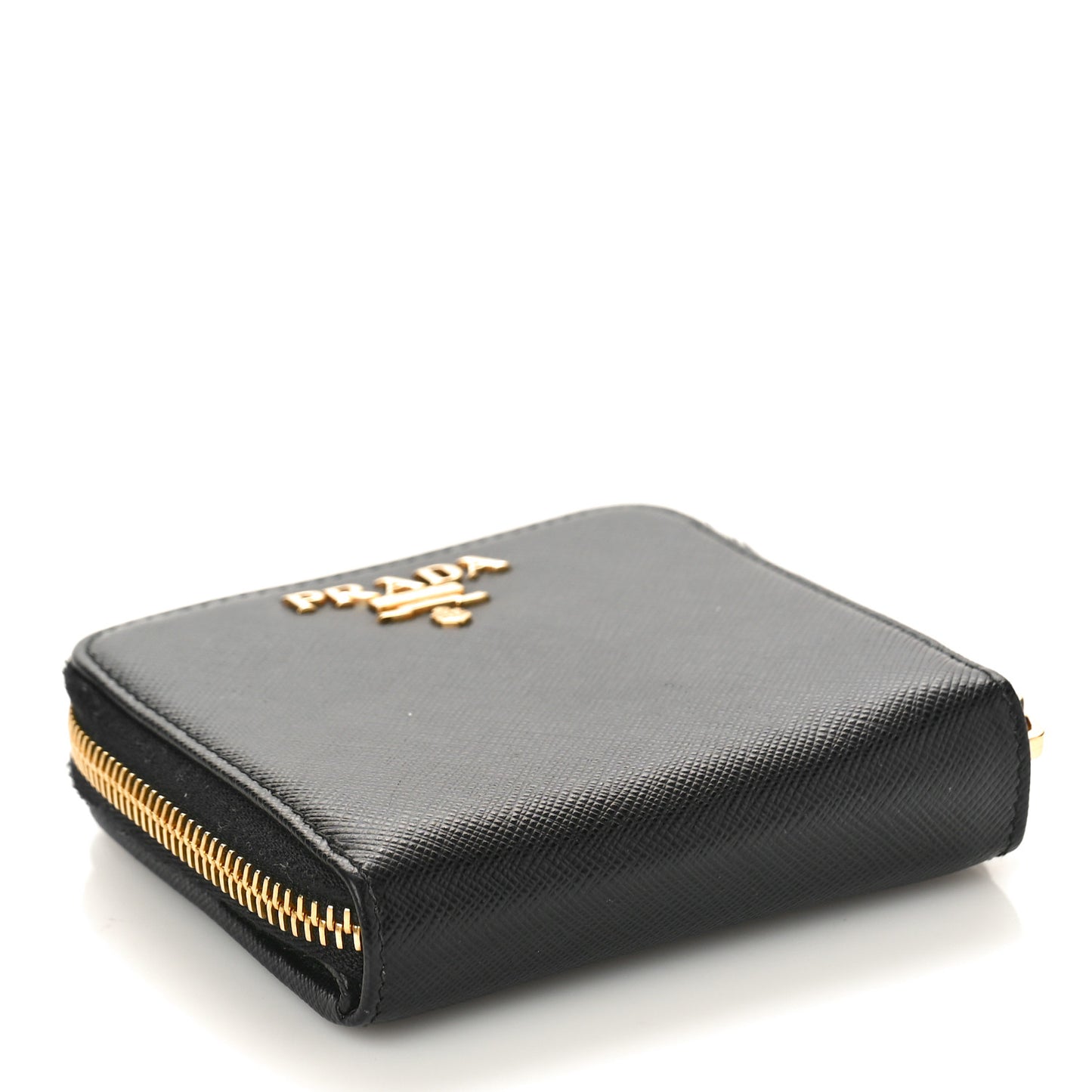 Saffiano Metal Coin Purse Black