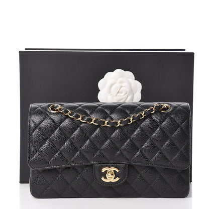 Chanel Caviar Quilted Medium Double Flap Black 11 of 11